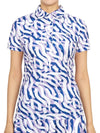 Golf Hailey Print Polo GWJT08476 Q279 Women's Hailey Print Polo - J.LINDEBERG - BALAAN 2