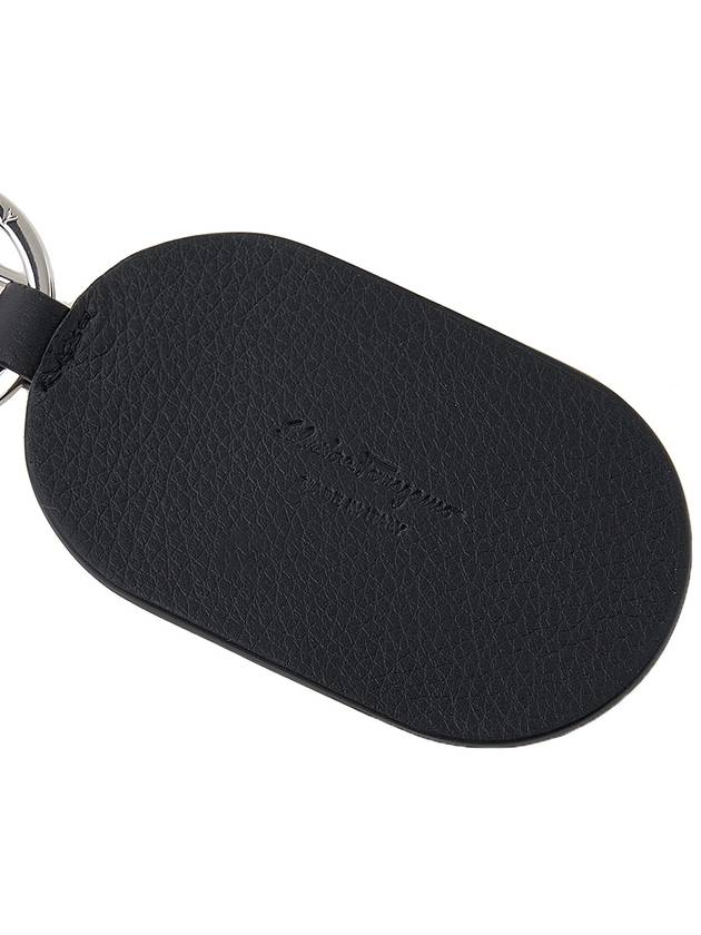 Gancini Key Holder Black - SALVATORE FERRAGAMO - BALAAN 6