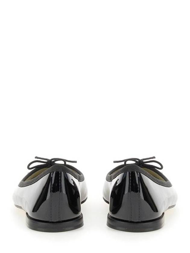 Women's Cendrillon Leather Ballerinas Flat Black - REPETTO - BALAAN 6