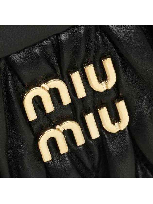 Materasse Nappa Clutch Bag Black - MIU MIU - BALAAN 6