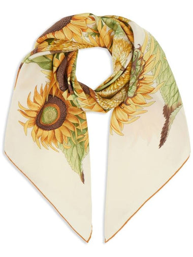 Ferragamo Scarfs Ivory - SALVATORE FERRAGAMO - BALAAN 1