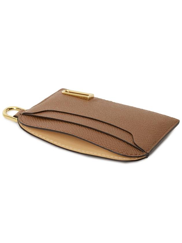 Vagabond Alpina Calf Leather Card Wallet Tan - DELVAUX - BALAAN 5