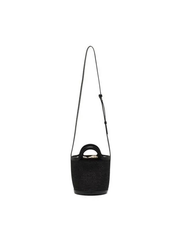 Tropicalia Small Bucket Bag Black - MARNI - BALAAN 6