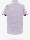 Men's Pincode Armband Short Sleeve Shirt Navy - THOM BROWNE - BALAAN 3