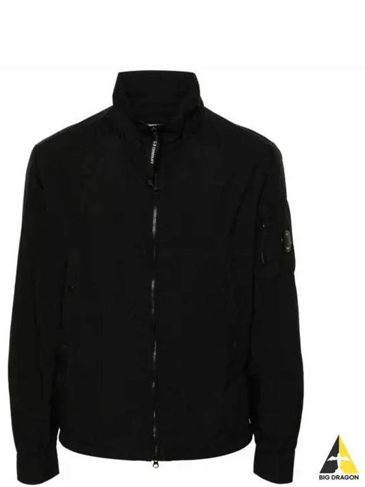 Tylon L Zipper Long Sleeve Shirt Black - CP COMPANY - BALAAN 2