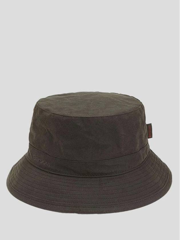 Wax Logo Bucket Hat Olive - BARBOUR - BALAAN 2