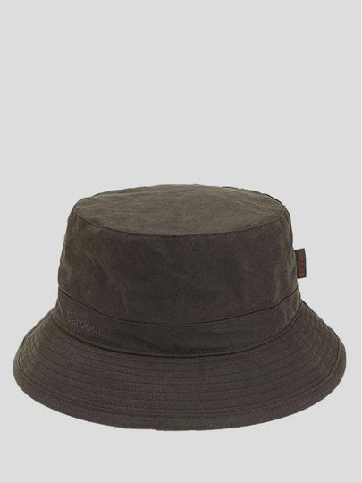 Wax Logo Bucket Hat Olive - BARBOUR - BALAAN 2