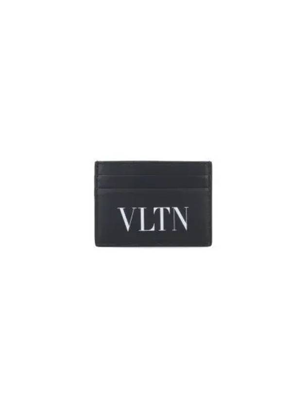 VLTN Logo Card Wallet Black - VALENTINO - BALAAN 2