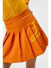 SS Women s Golf NAOMI Skirt Russet Orange - J.LINDEBERG - BALAAN 4