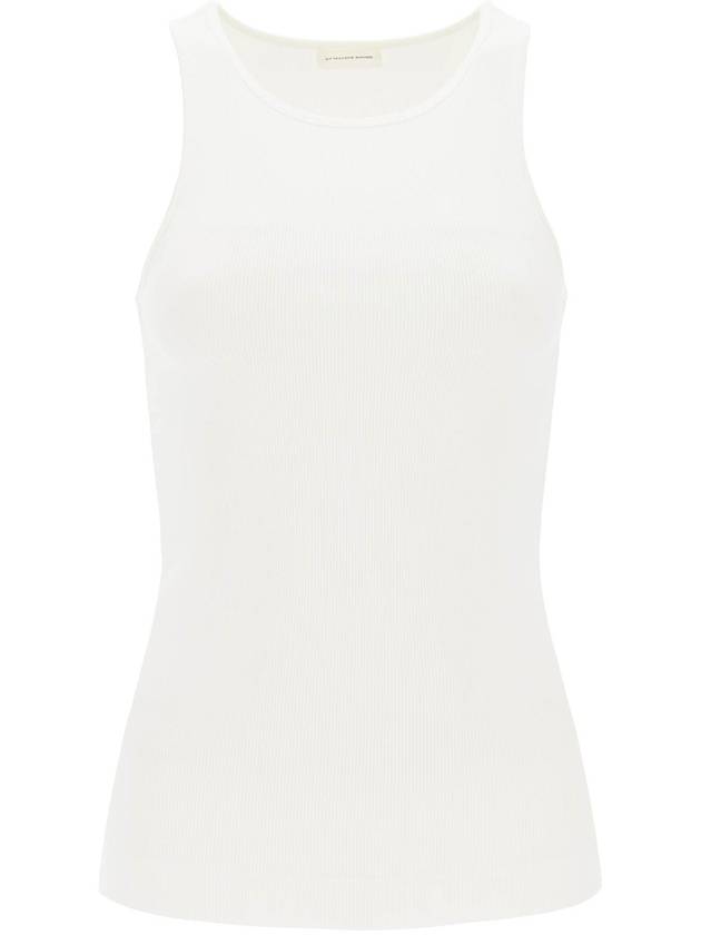 amani ribbed tank top - BY MALENE BIRGER - BALAAN 1