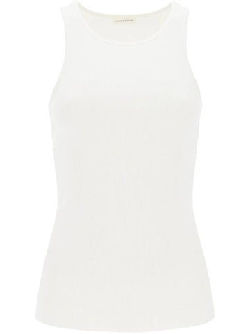 amani ribbed tank top - BY MALENE BIRGER - BALAAN 1