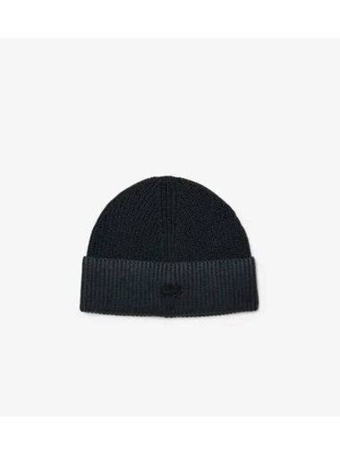 beanie black - LACOSTE - BALAAN 1