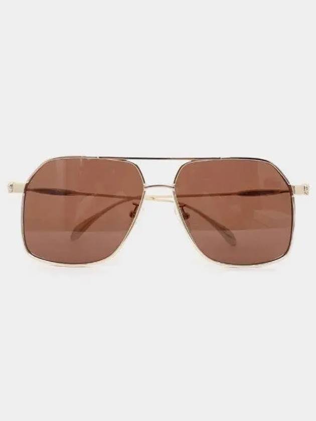 Eyewear Skull Angle Caravan Sunglasses Brown - ALEXANDER MCQUEEN - BALAAN 2