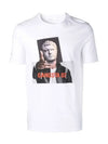 Gangster Print Short Sleeve T-Shirt White - NEIL BARRETT - BALAAN 3