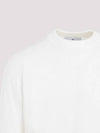 Compass Motif Knit Top White - STONE ISLAND - BALAAN 4