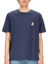 Speedy Fox Patch Comfort Short Sleeve T-Shirt Ink Blue - MAISON KITSUNE - BALAAN 2