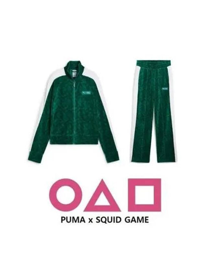 Squid Game T7 Iconic Track Jacket Green - PUMA - BALAAN 2