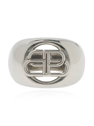 BB Signature Bold Ring Silver - BALENCIAGA - BALAAN 1