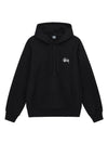 Basic Hoodie Black - STUSSY - BALAAN 3