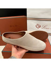 Tomori Suede Slippers Classic Beige - LORO PIANA - BALAAN 2