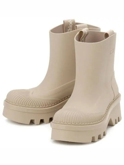 Women's Raina Rain Boots Beige Rose - CHLOE - BALAAN 2