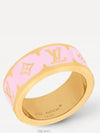 Nanogram enamel ring pink M1566M - LOUIS VUITTON - BALAAN 3