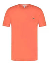 Men's Small Logo Sports Breathable Short Sleeve T-Shirt Orange - LACOSTE - BALAAN 2