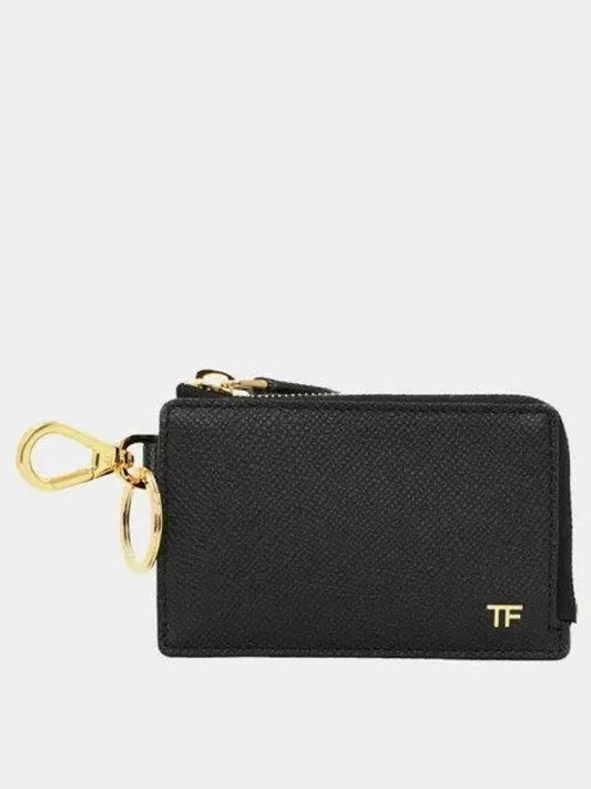 TF Logo Key Holder Black - TOM FORD - BALAAN 2