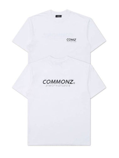 Logo Short Sleeve T-Shirt White - COMMONZ - BALAAN 1