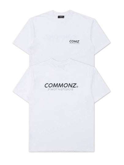 Logo Short Sleeve T-Shirt White - COMMONZ - BALAAN 2