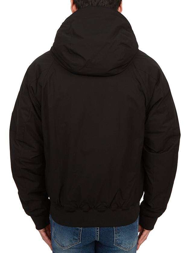 Pro-Tech Ribbed Hooded Jacket Black - CP COMPANY - BALAAN 6