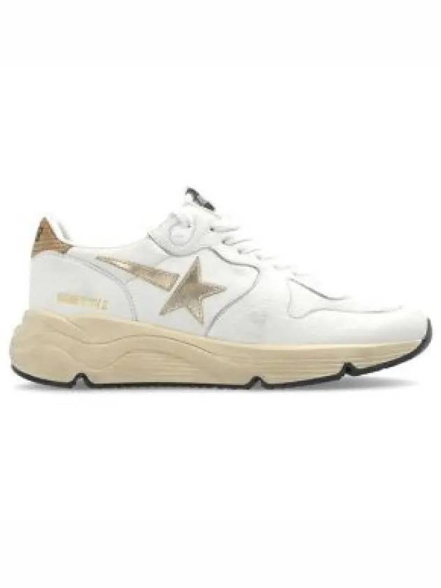 Running Sole Sports Low Top Sneakers Gold White - GOLDEN GOOSE - BALAAN 2