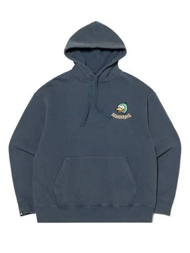 KODAK Trip Snow Washing Brushed Hooded Sweatshirt NAVY - KODO - BALAAN 1