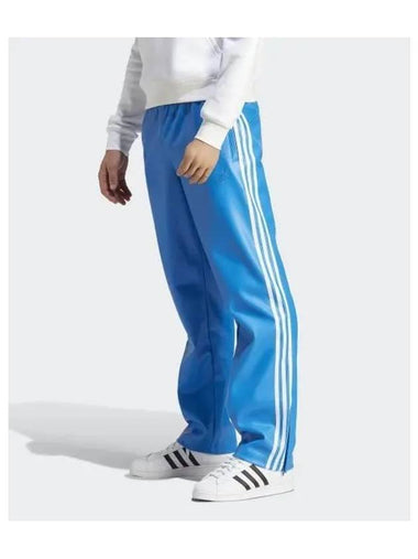 adidas Pow Leather 3S Firebird Track Pants Blue IZ4040 - ADIDAS - BALAAN 1