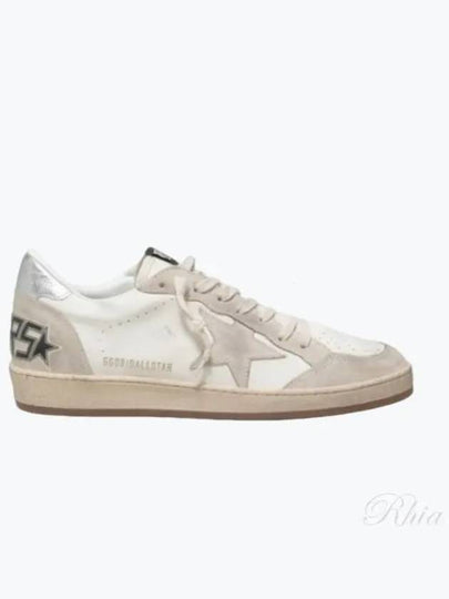 Ball Star Low Top Sneakers Grey White - GOLDEN GOOSE - BALAAN 2