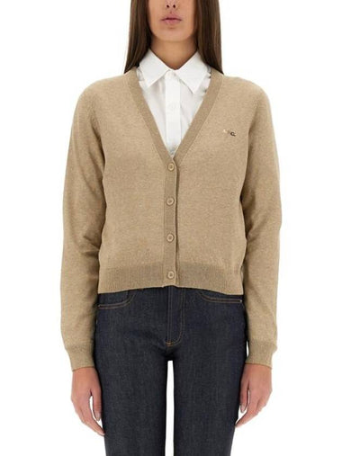 Josephine Crop Cardigan Beige - A.P.C. - BALAAN 1