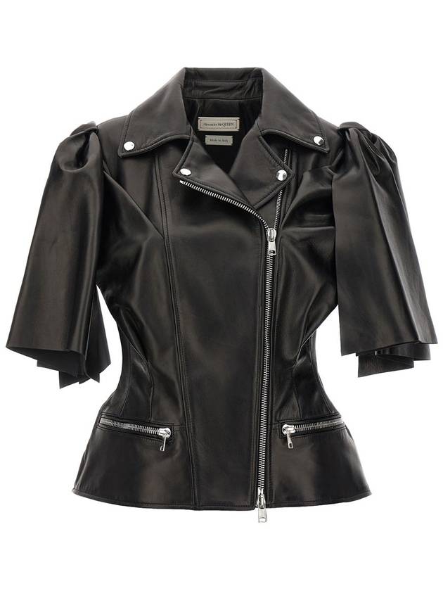 Alexander McQueen 'Bow Knot' Biker Vest - ALEXANDER MCQUEEN - BALAAN 1