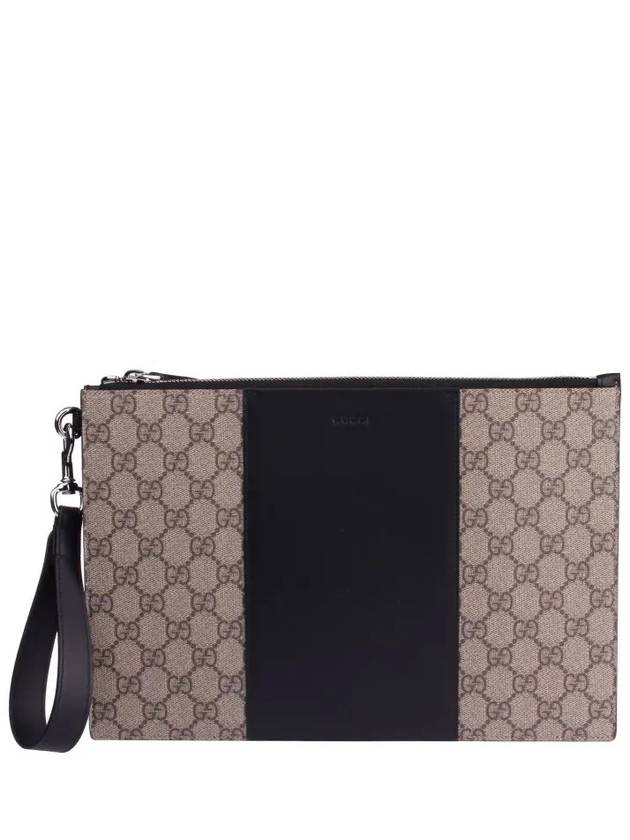 Eden GG Supreme Clutch Bag Beige - GUCCI - BALAAN 2