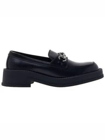 Men's Horsebit Leather Loafers Black - GUCCI - BALAAN 2