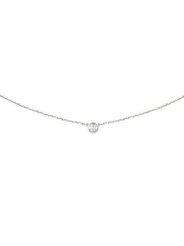 D Amour Necklace XS White Gold Silver - CARTIER - BALAAN 1