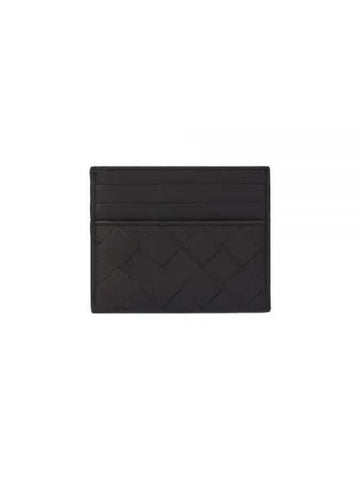 Intrecciato Card Holder Espresso Nero 607361V3US32007 1329748 - BOTTEGA VENETA - BALAAN 1