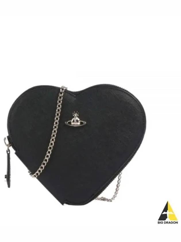 Heart Shoulder Bag Black - VIVIENNE WESTWOOD - BALAAN 2