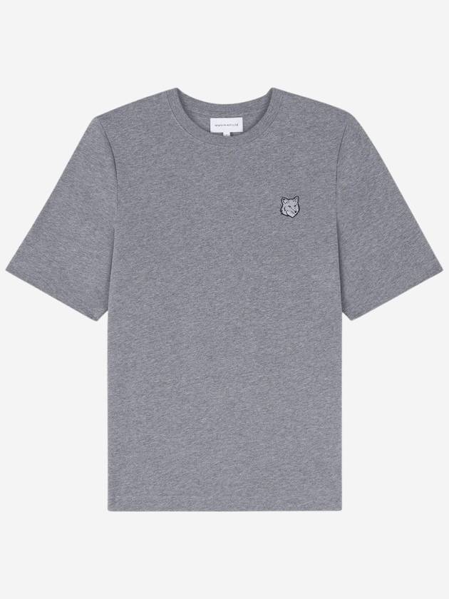 Bold Fox Head Patch Comfort Short Sleeve T-Shirt Grey - MAISON KITSUNE - BALAAN 2