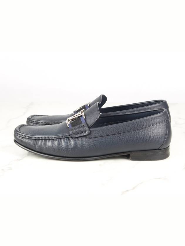 Leather loafer navy 7 5 265 - LOUIS VUITTON - BALAAN 5