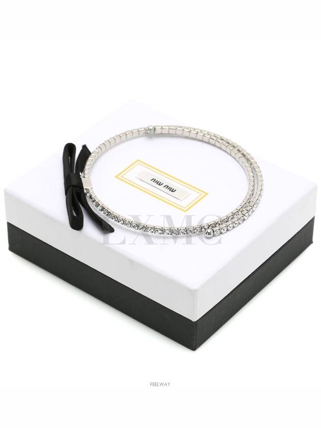 crystal choker necklace - MIU MIU - BALAAN 10