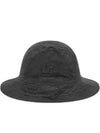 Embroidered Logo Vintage Bucket Hat Black - CP COMPANY - BALAAN 1