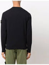 Wappen Patch Low Pocket Knit Top Navy - STONE ISLAND - BALAAN 5