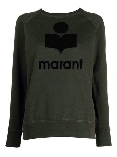 Milly Logo Sweatshirt Faded Black - ISABEL MARANT - BALAAN 2