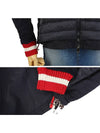 Hooded Cardigan Padded Red Navy - MONCLER - BALAAN 7