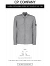 Men's Tailon L Utility Pocket Long Sleeve Shirt Griffin Gray - CP COMPANY - BALAAN.